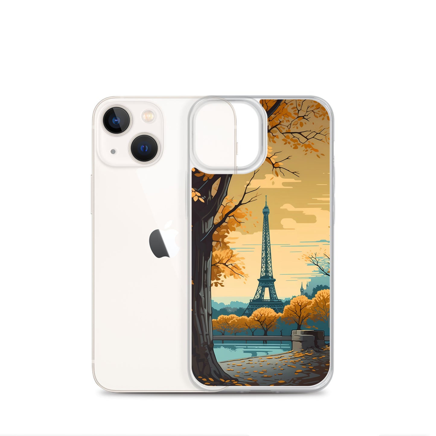 iPhone Case - Golden Eiffel Tower