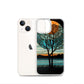 iPhone Case - Moon & Tree Stained Glass