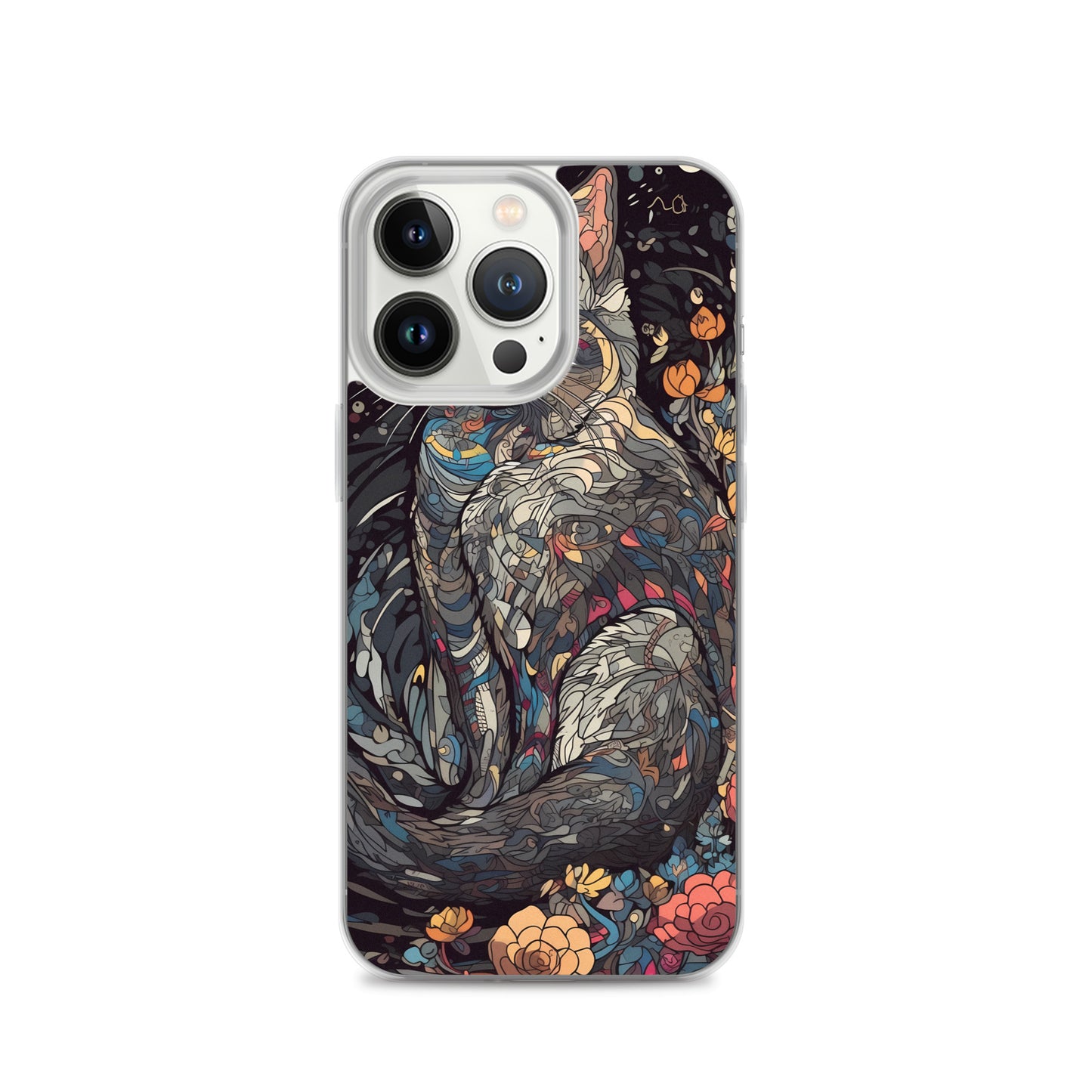 iPhone Case - Gray Cat Garden