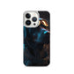 iPhone Case - Black Lab in Cyber City