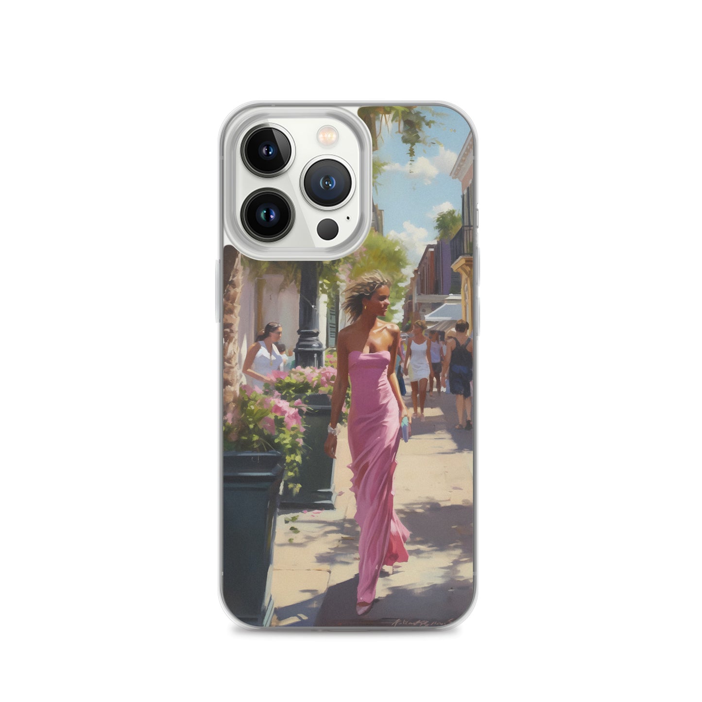 iPhone Case - Pink Lady in the City