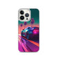 iPhone Case - Synthwave Sunset Sports Car