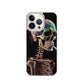 iPhone Case - Surreal Smoking Skeleton