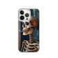 iPhone Case - Skull Flower Skeleton