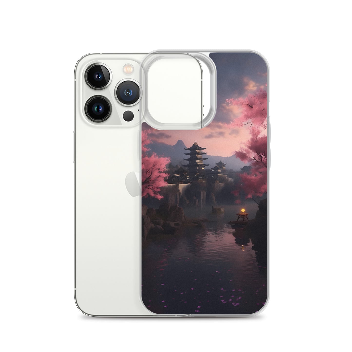 iPhone Case - Cherry Blossoms on Lake