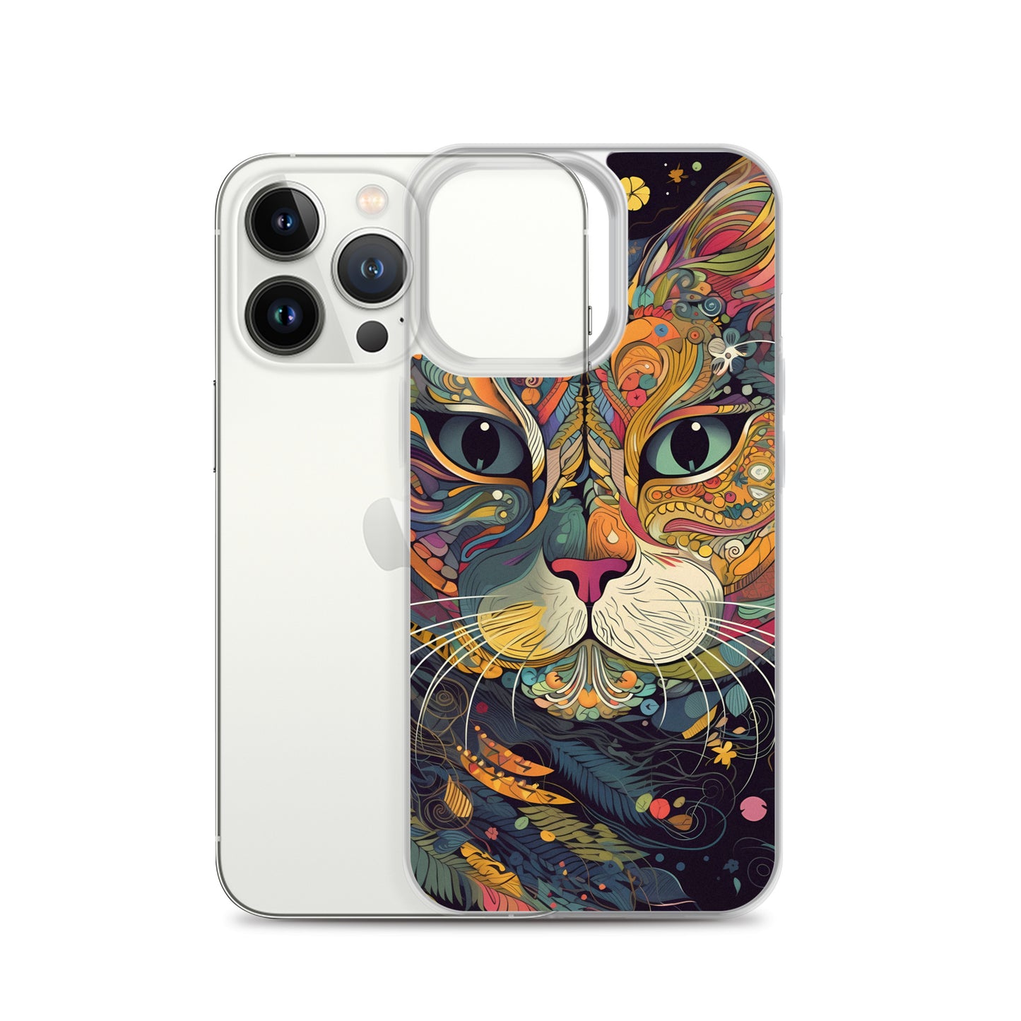 iPhone Case - Cosmic Floral Cat