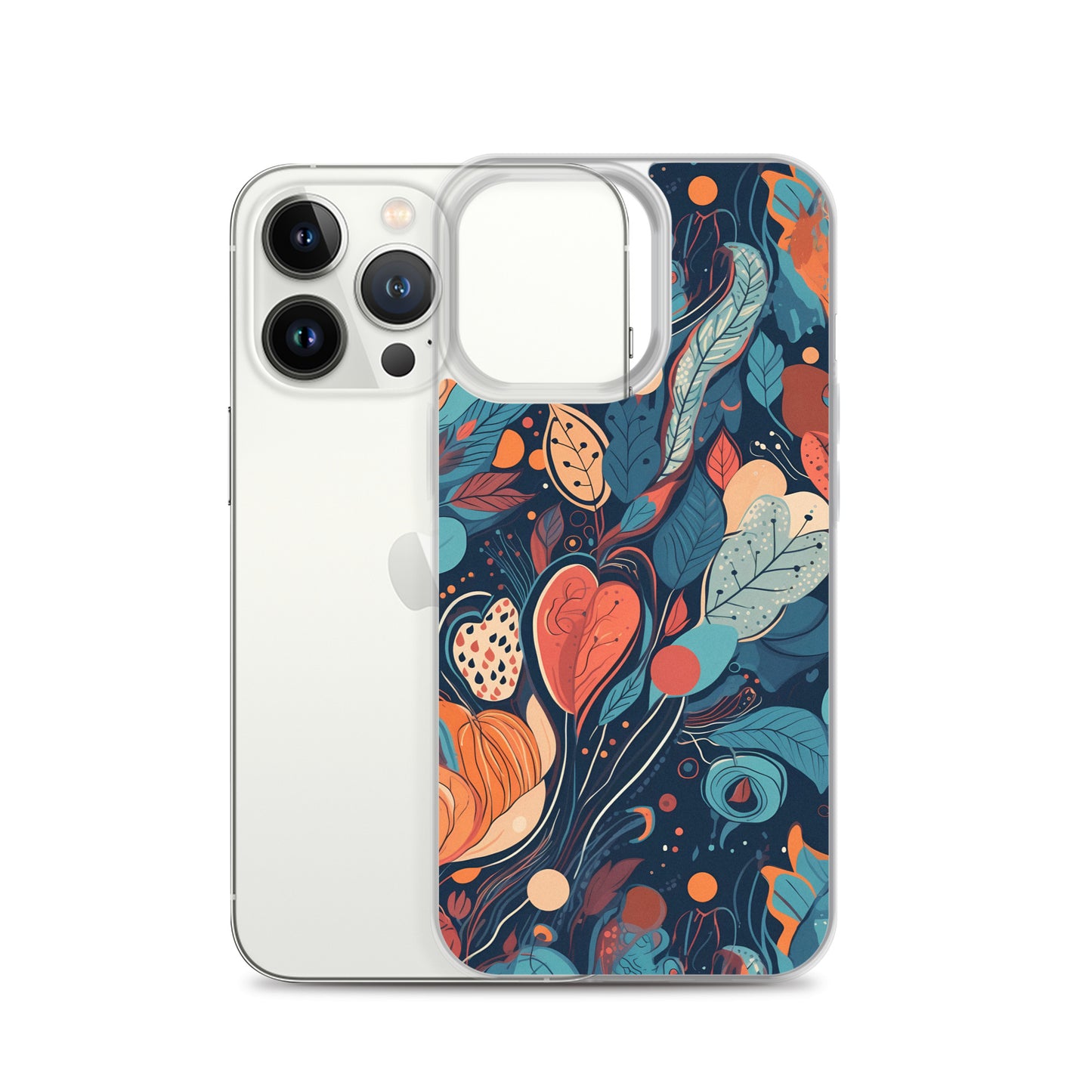 iPhone Case -  Whimsical Leaf Pattern