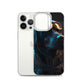 iPhone Case - Black Lab in Cyber City