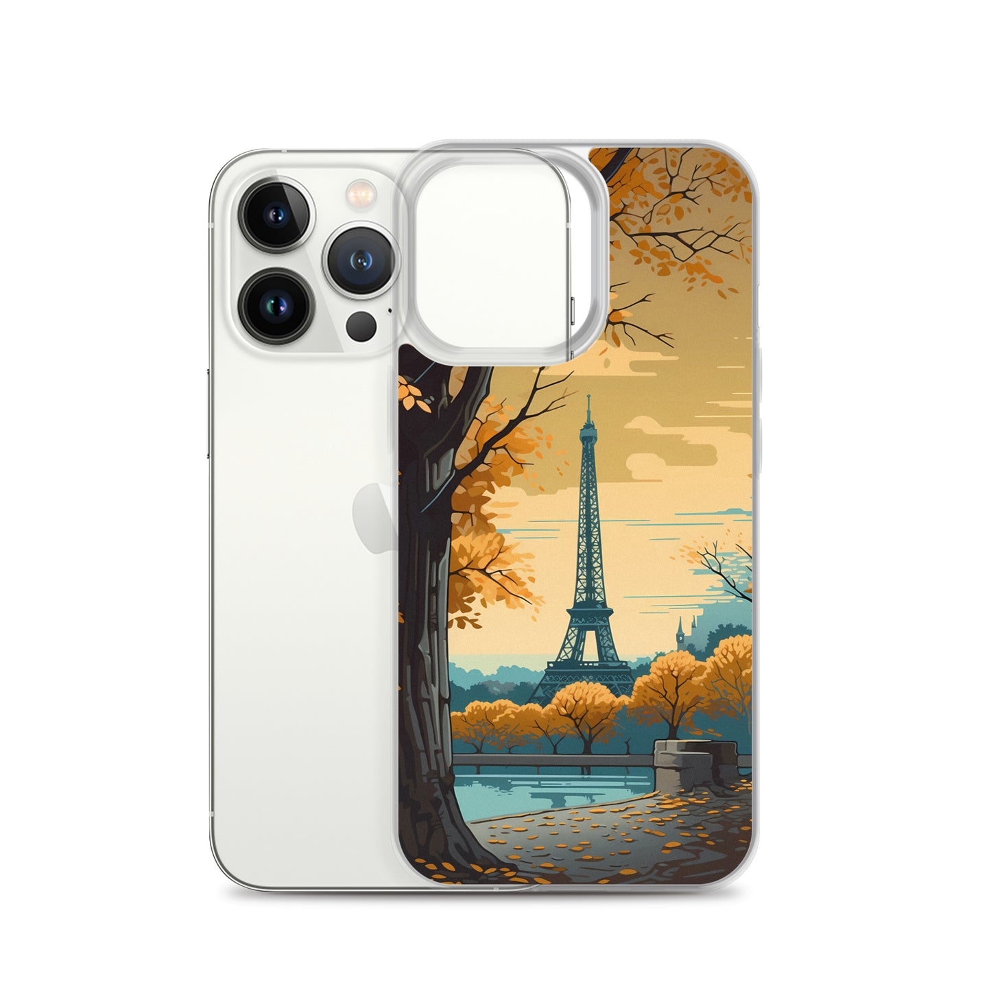 iPhone Case - Golden Eiffel Tower