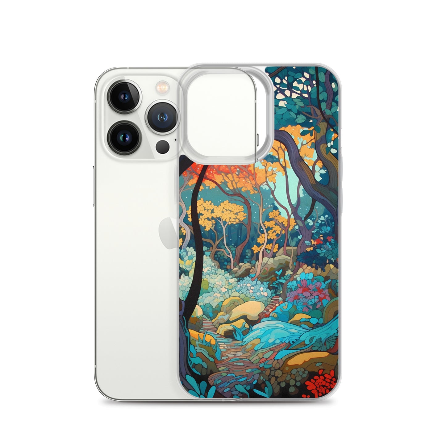 iPhone Case - Colorful Tree Landscape