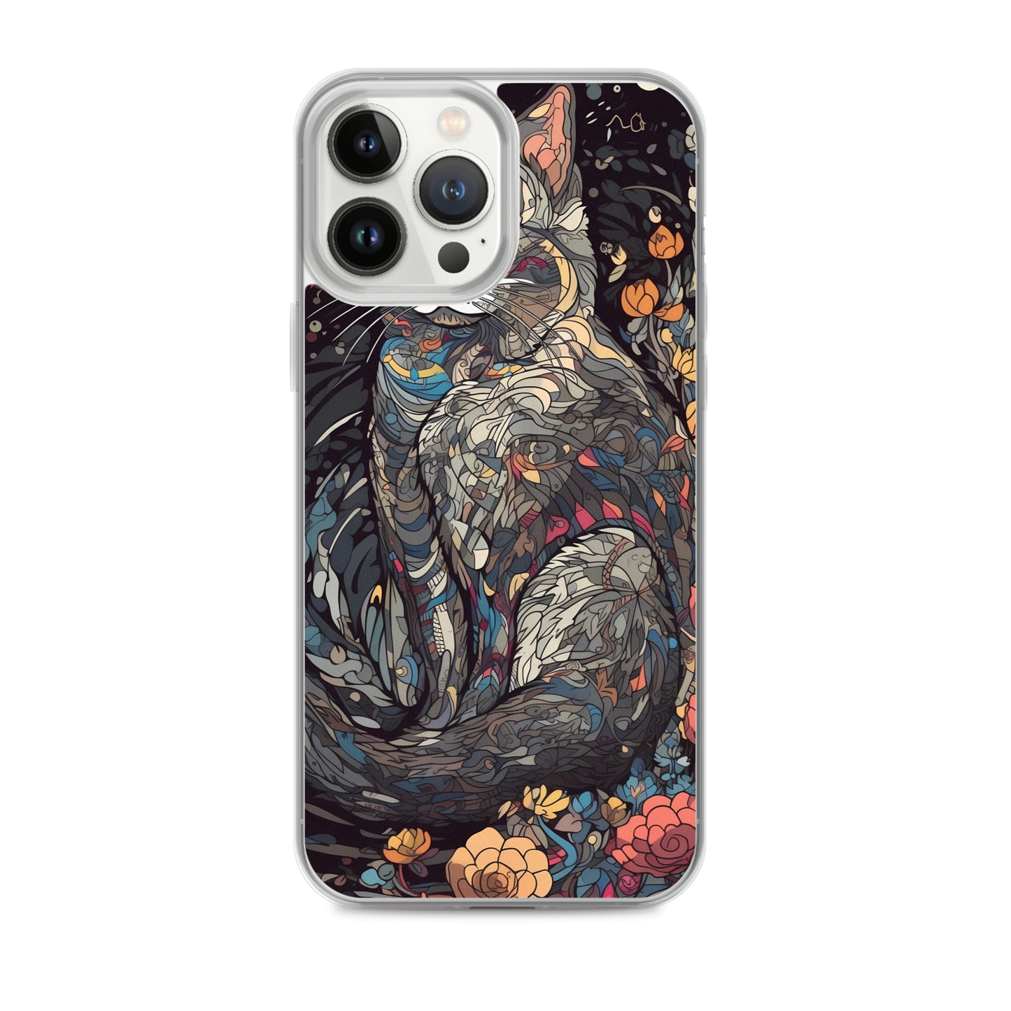iPhone Case - Gray Cat Garden