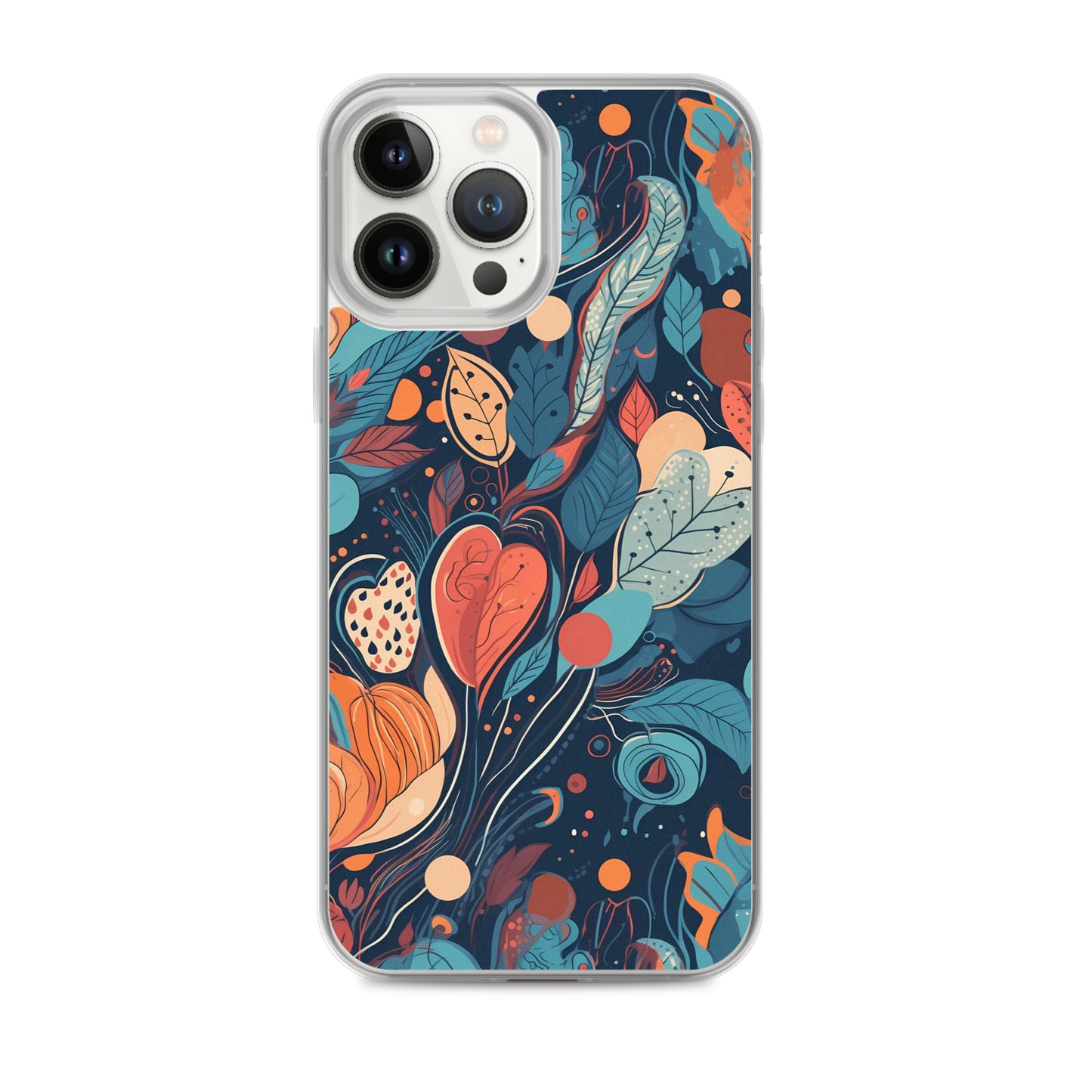 iPhone Case -  Whimsical Leaf Pattern