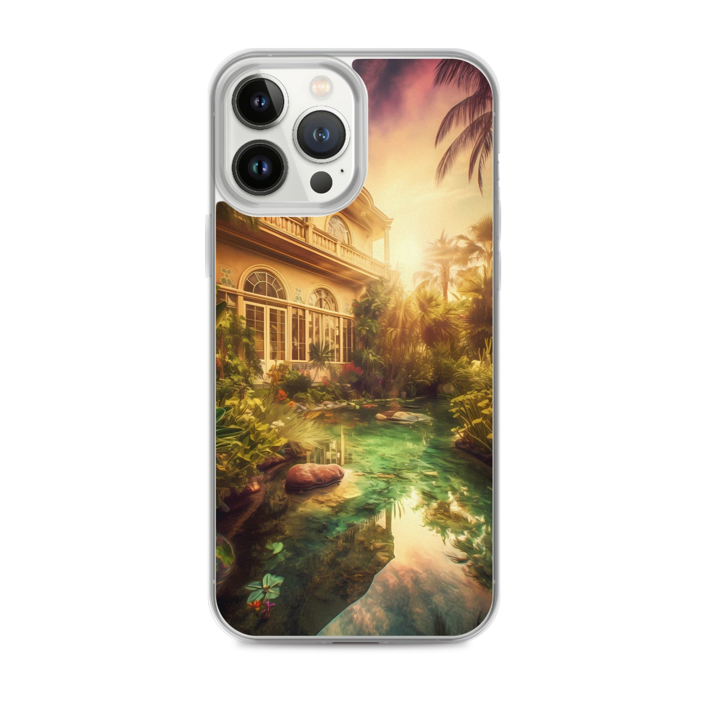 iPhone Case - Tropical Villa at Dusk