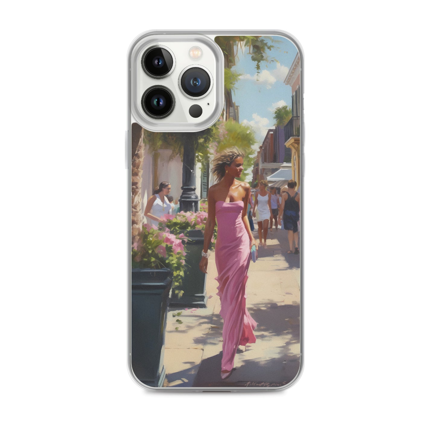 iPhone Case - Pink Lady in the City