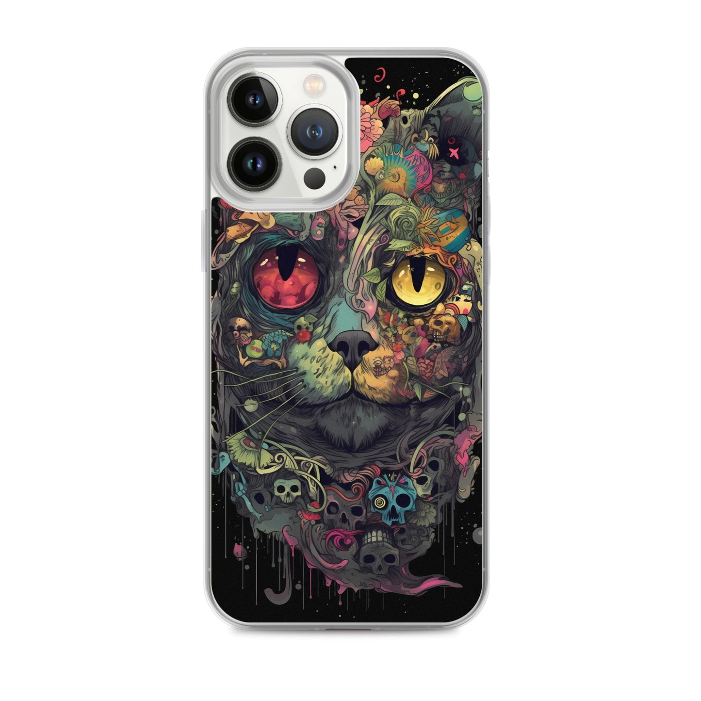 iPhone Case - Skullcat Psychedelia