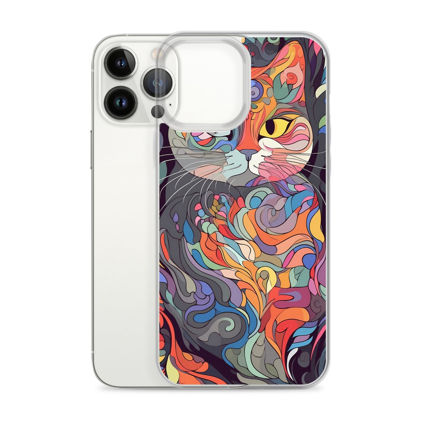iPhone Case - Psychedelic Cat
