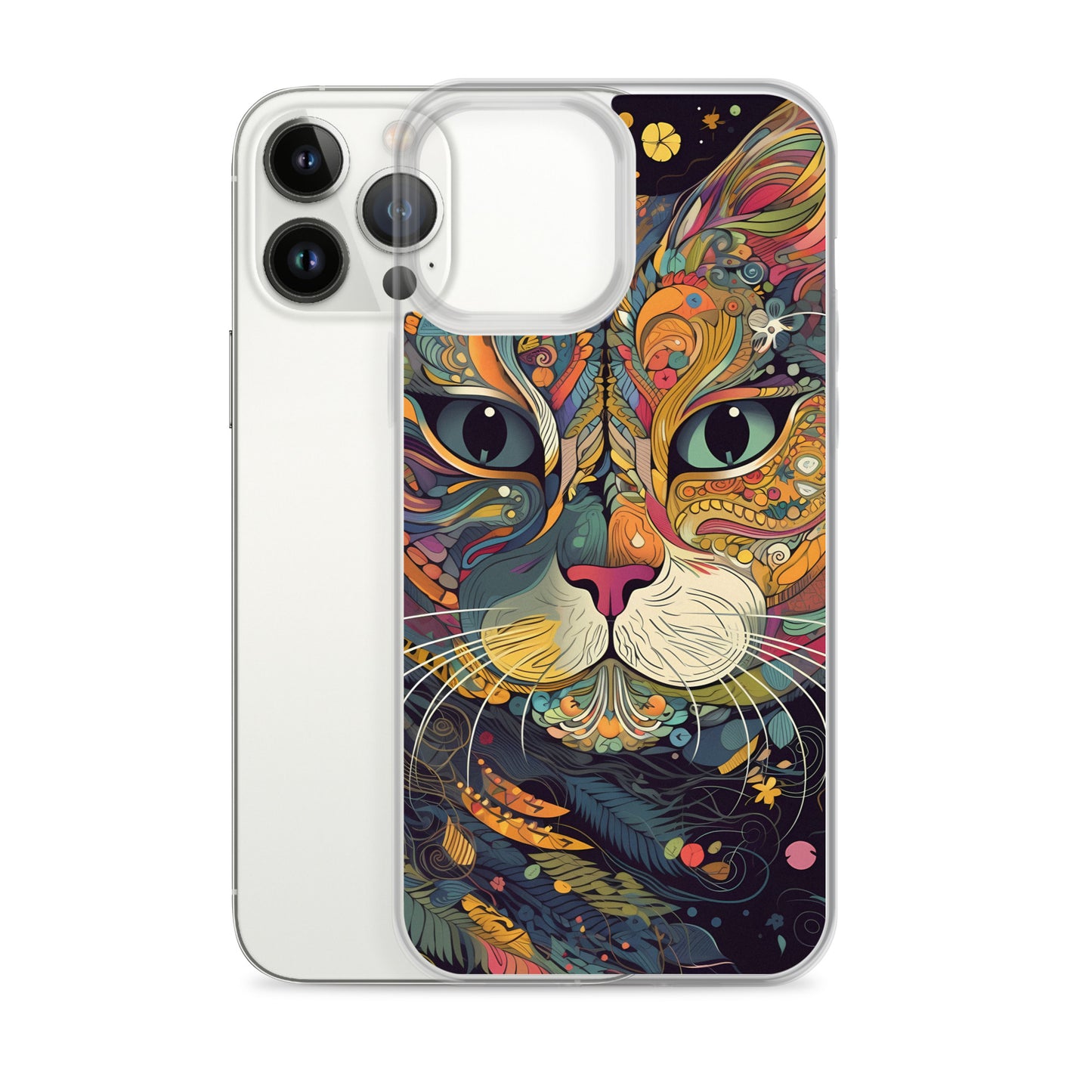 iPhone Case - Cosmic Floral Cat