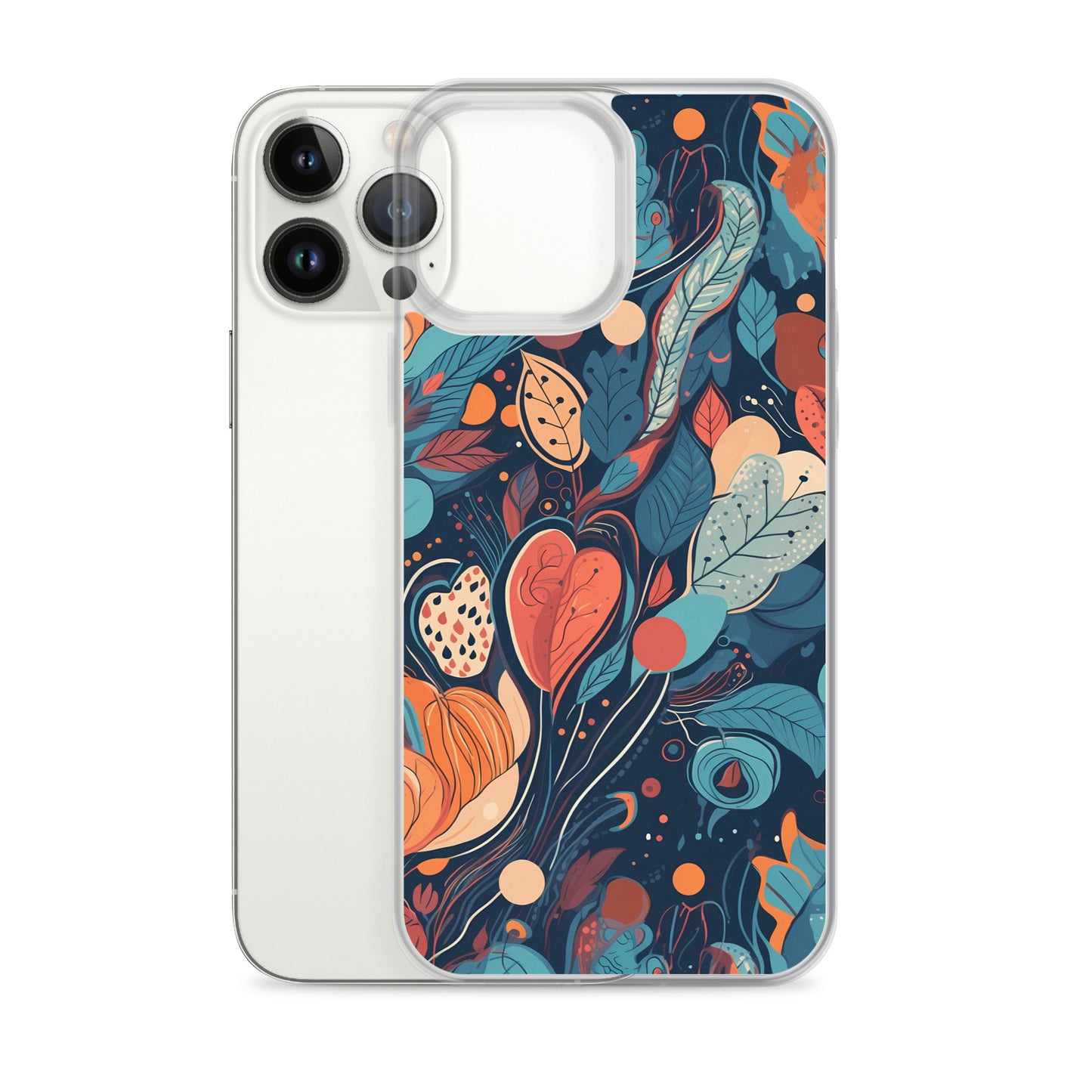 iPhone Case -  Whimsical Leaf Pattern