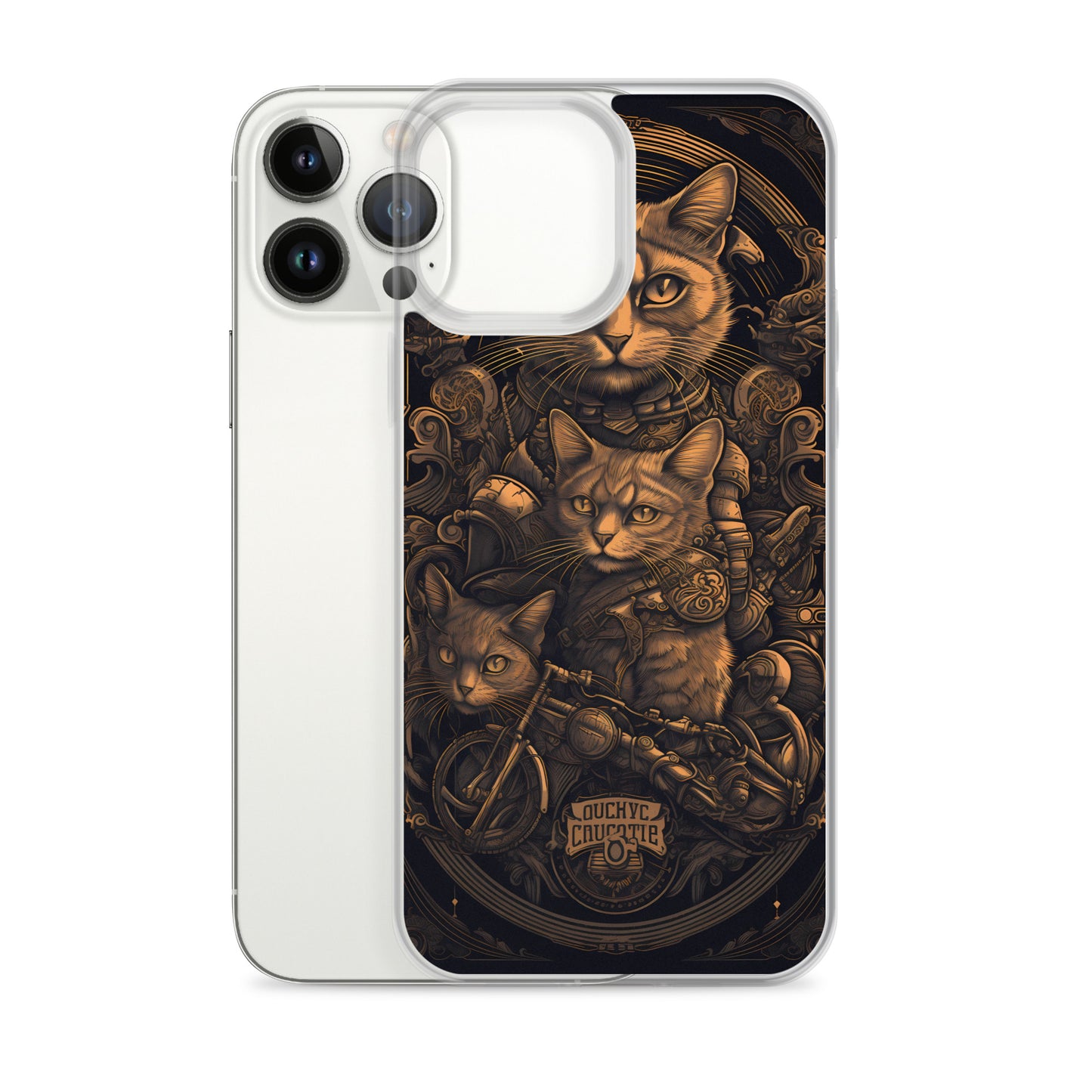 iPhone Case - Dieselpunk Cat Print