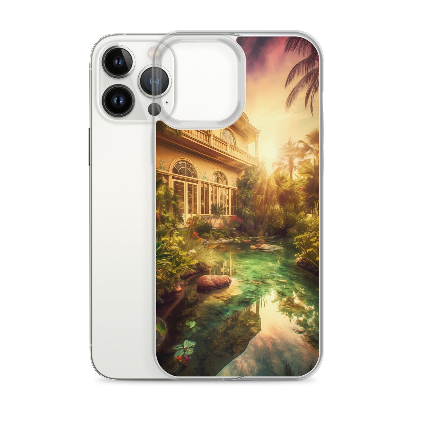iPhone Case - Tropical Villa at Dusk