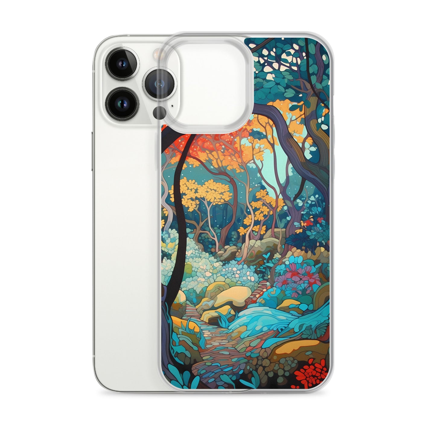 iPhone Case - Colorful Tree Landscape