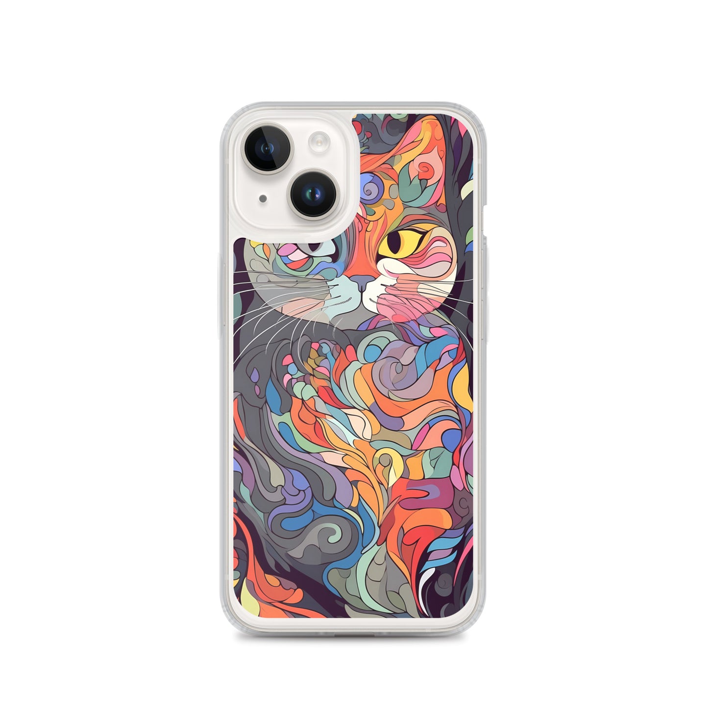 iPhone Case - Psychedelic Cat