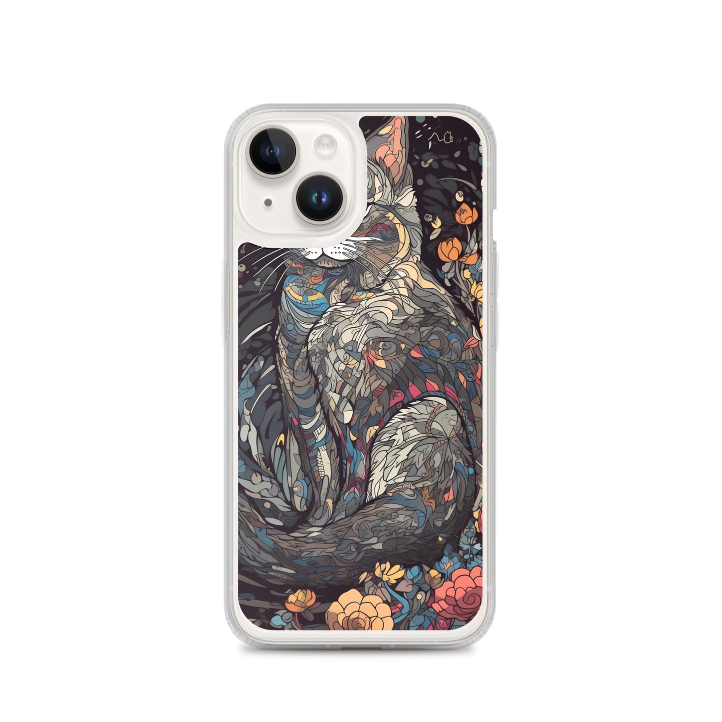 iPhone Case - Gray Cat Garden