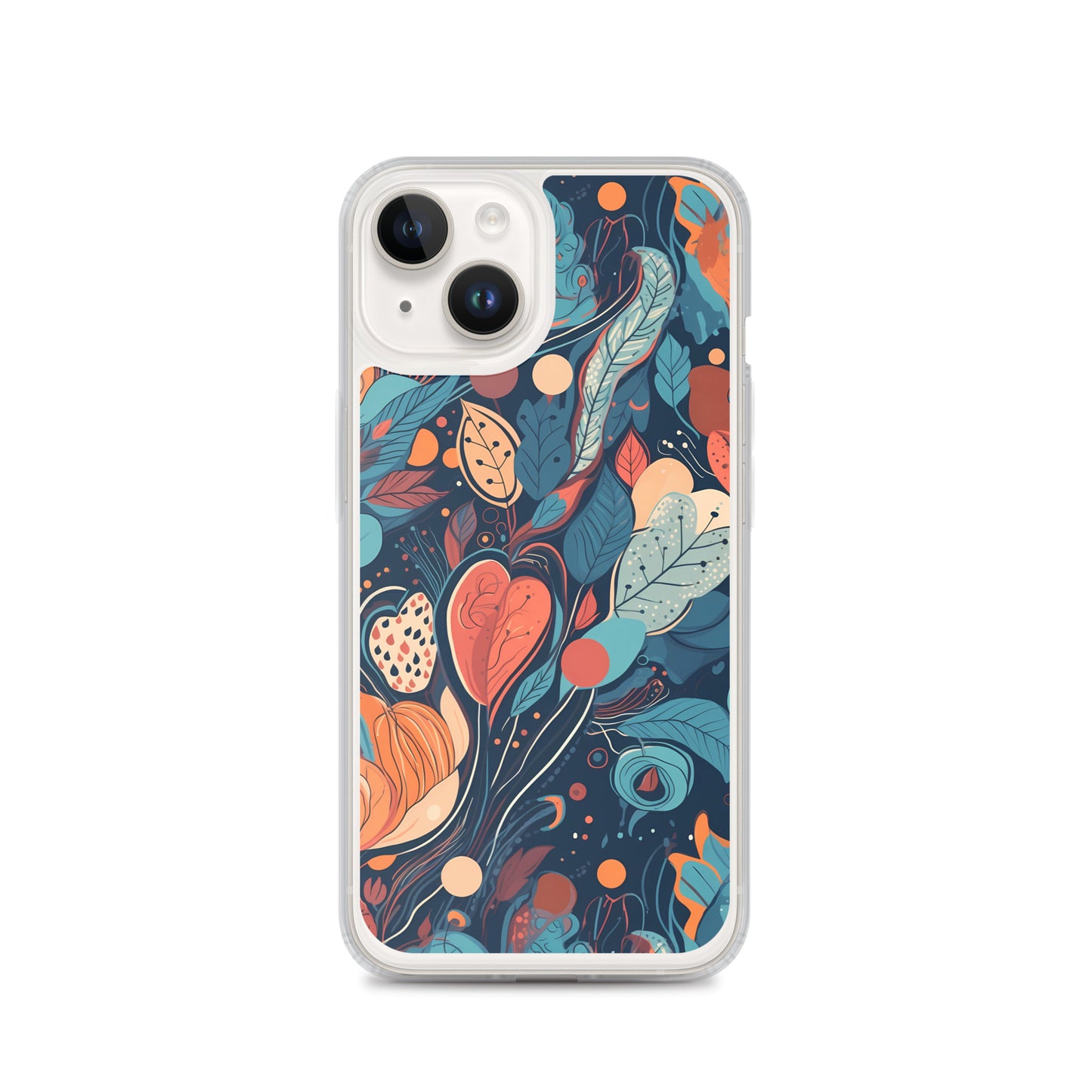 iPhone Case -  Whimsical Leaf Pattern