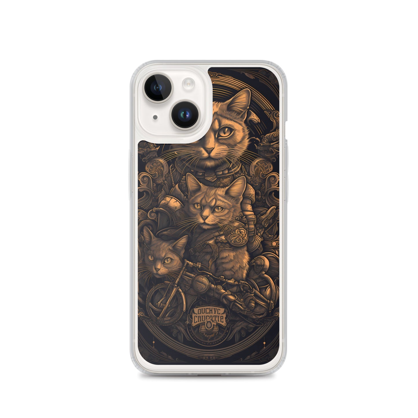 iPhone Case - Dieselpunk Cat Print