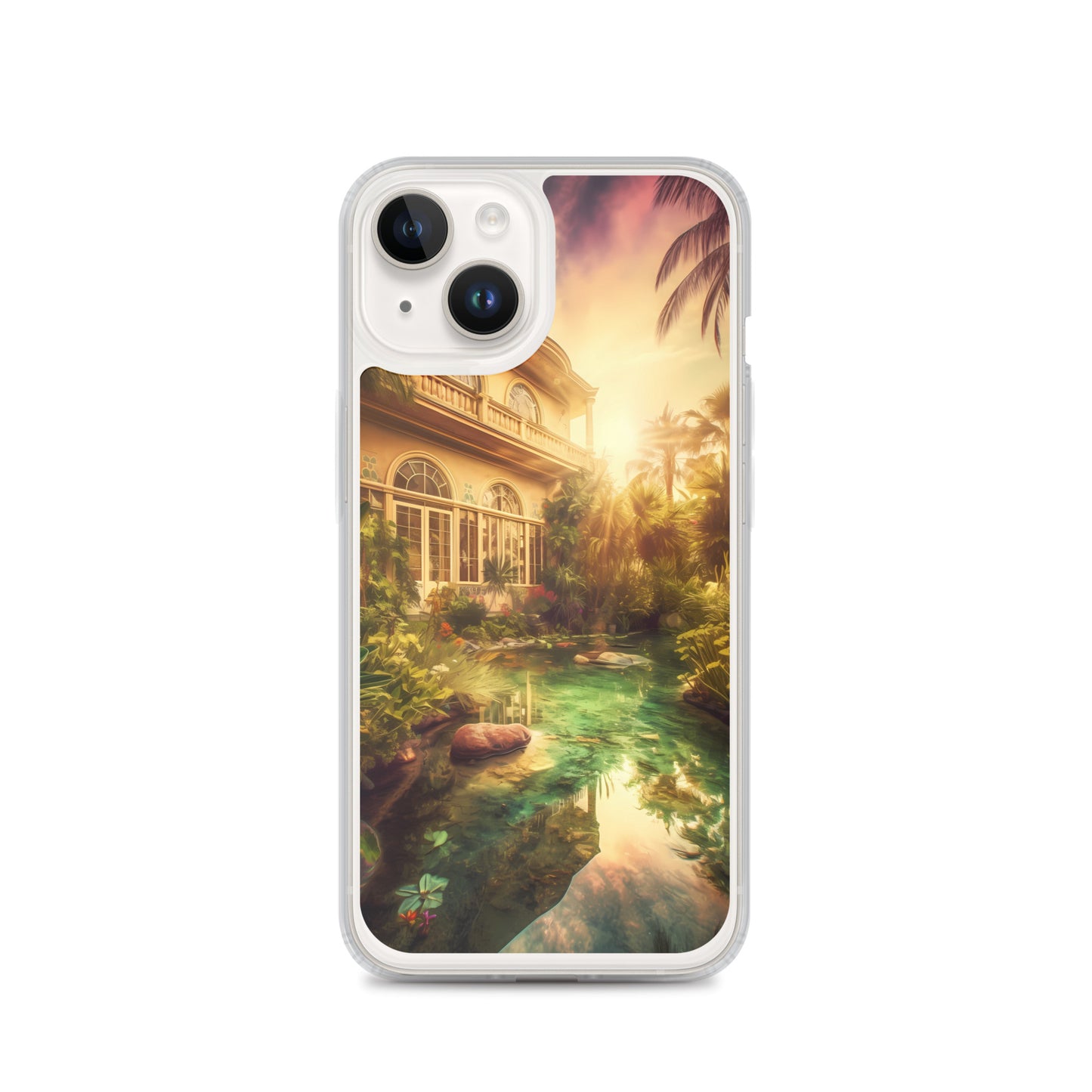 iPhone Case - Tropical Villa at Dusk