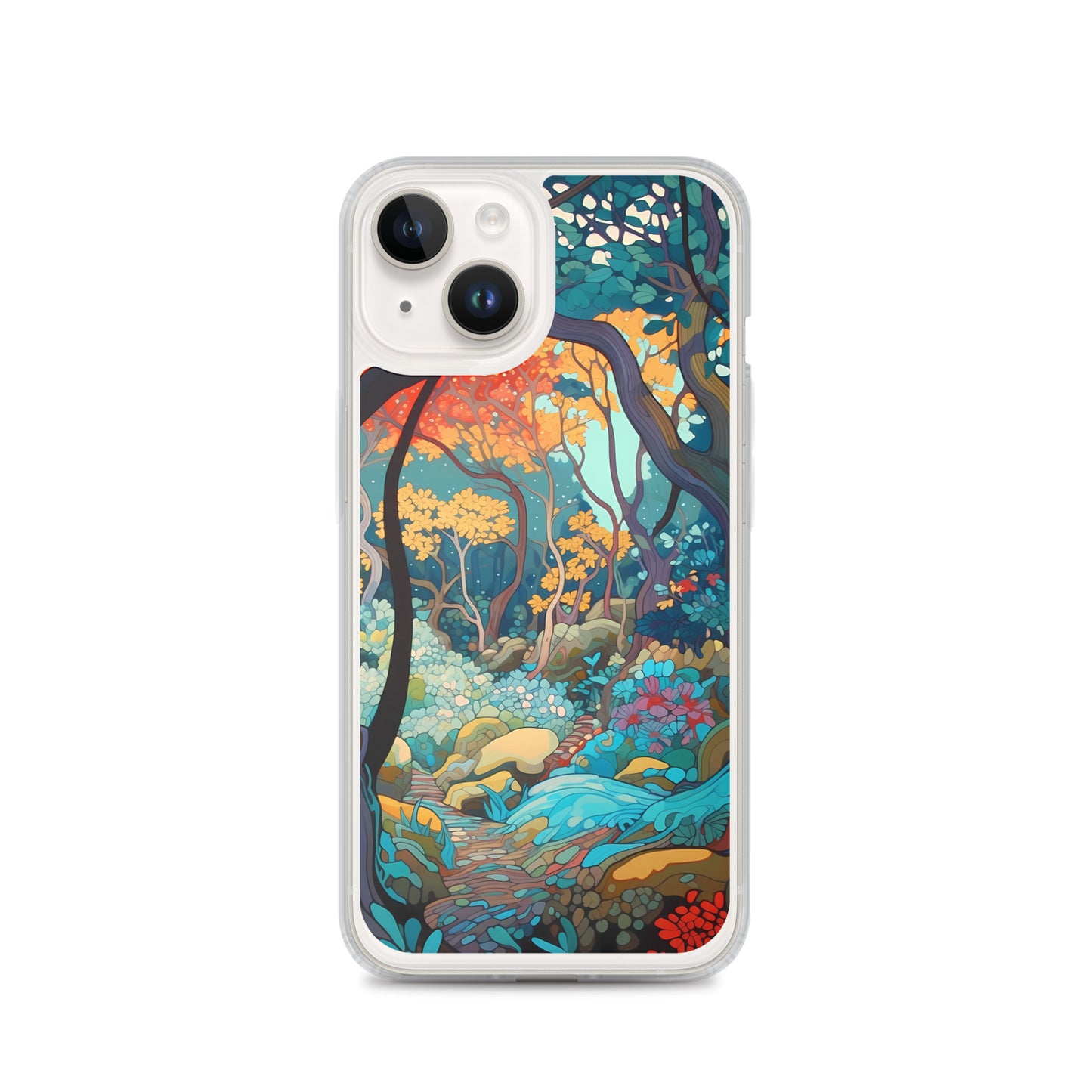 iPhone Case - Colorful Tree Landscape