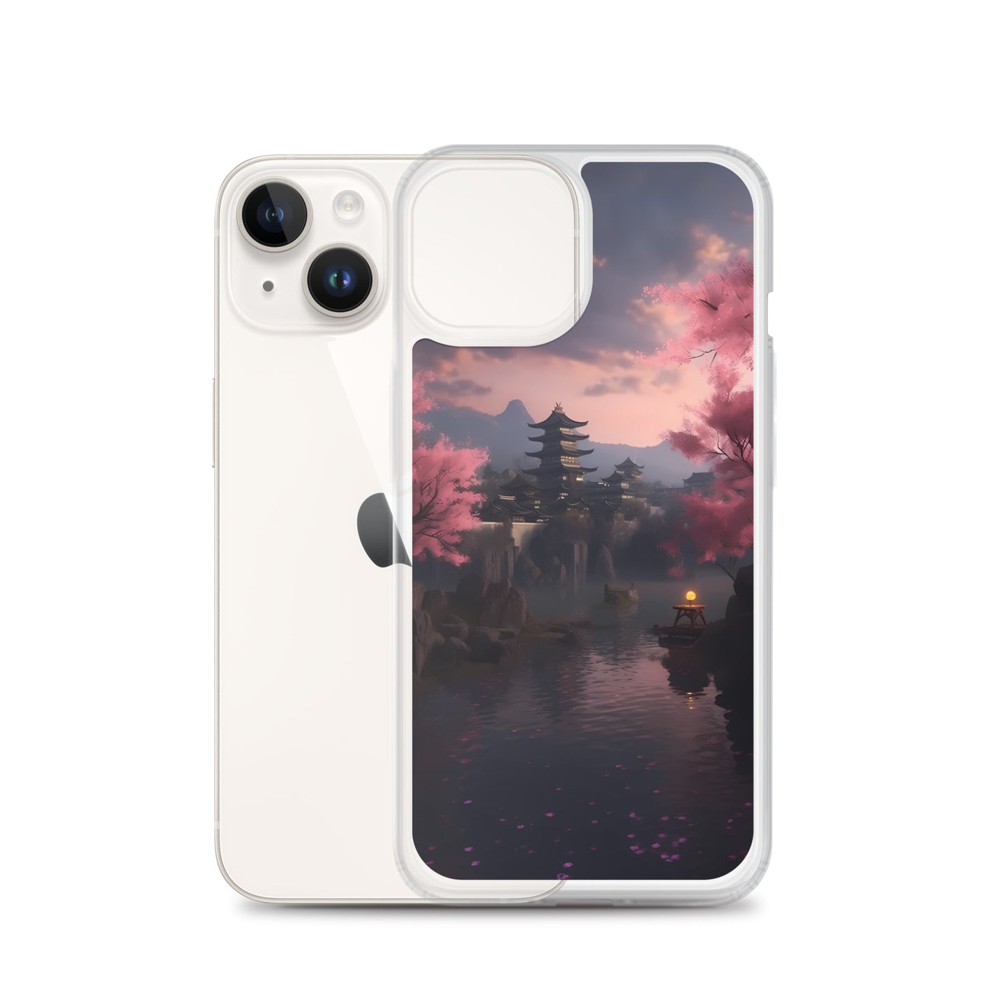 iPhone Case - Cherry Blossoms on Lake