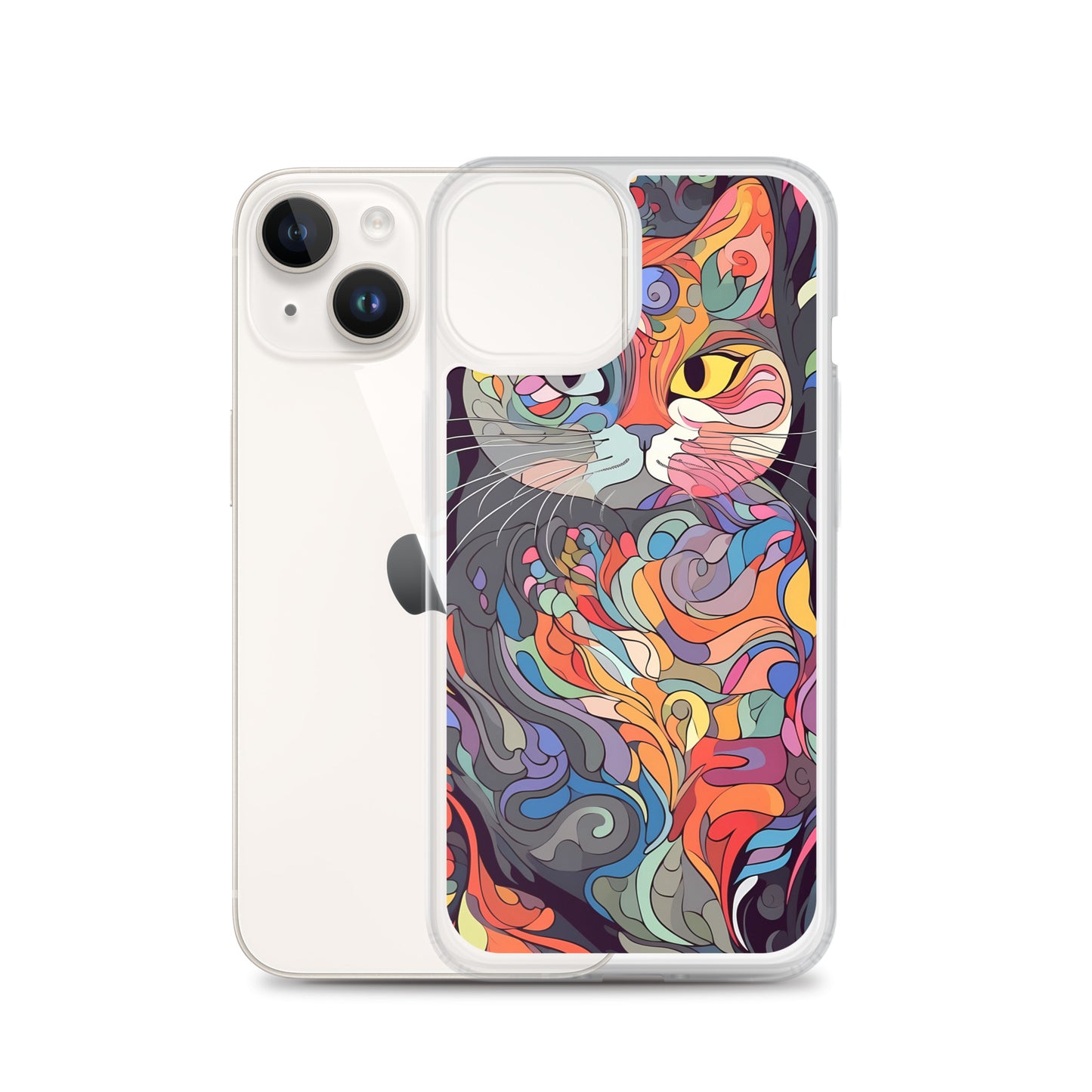 iPhone Case - Psychedelic Cat