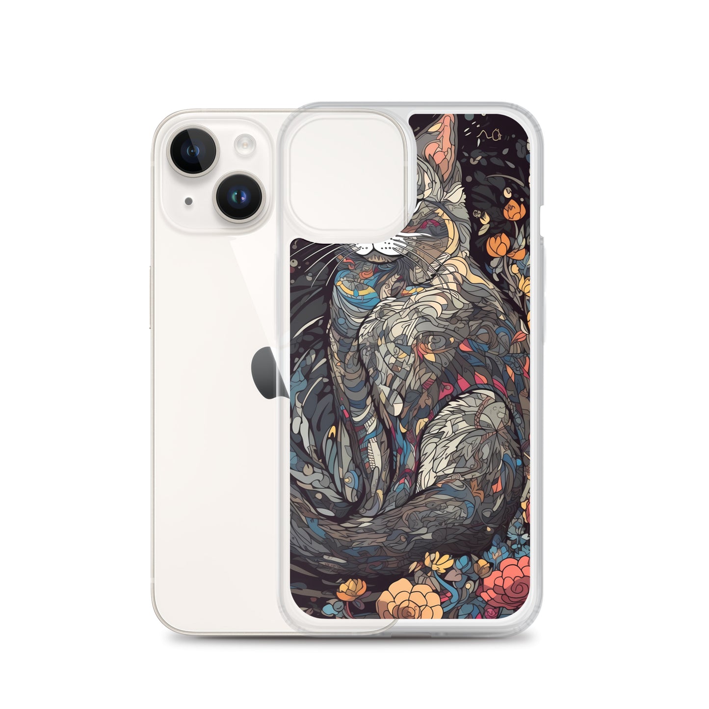 iPhone Case - Gray Cat Garden