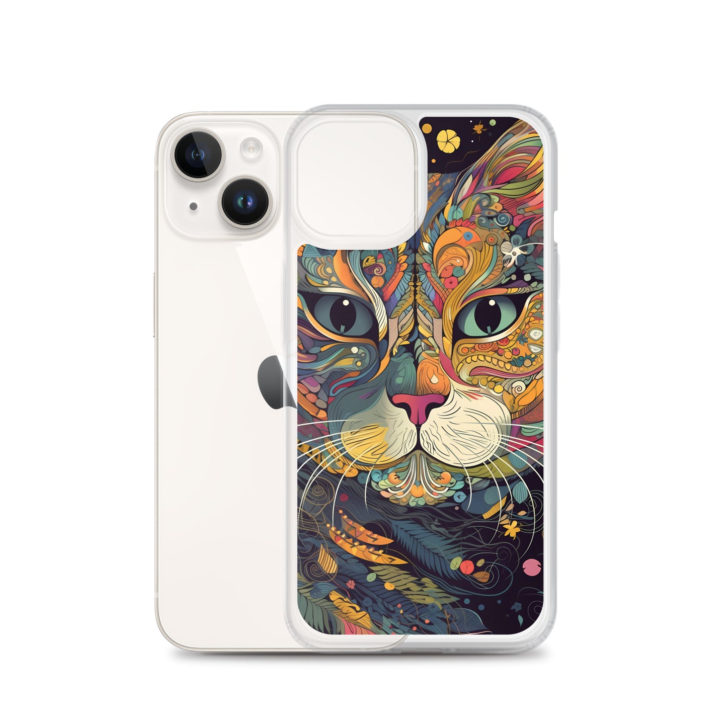 iPhone Case - Cosmic Floral Cat