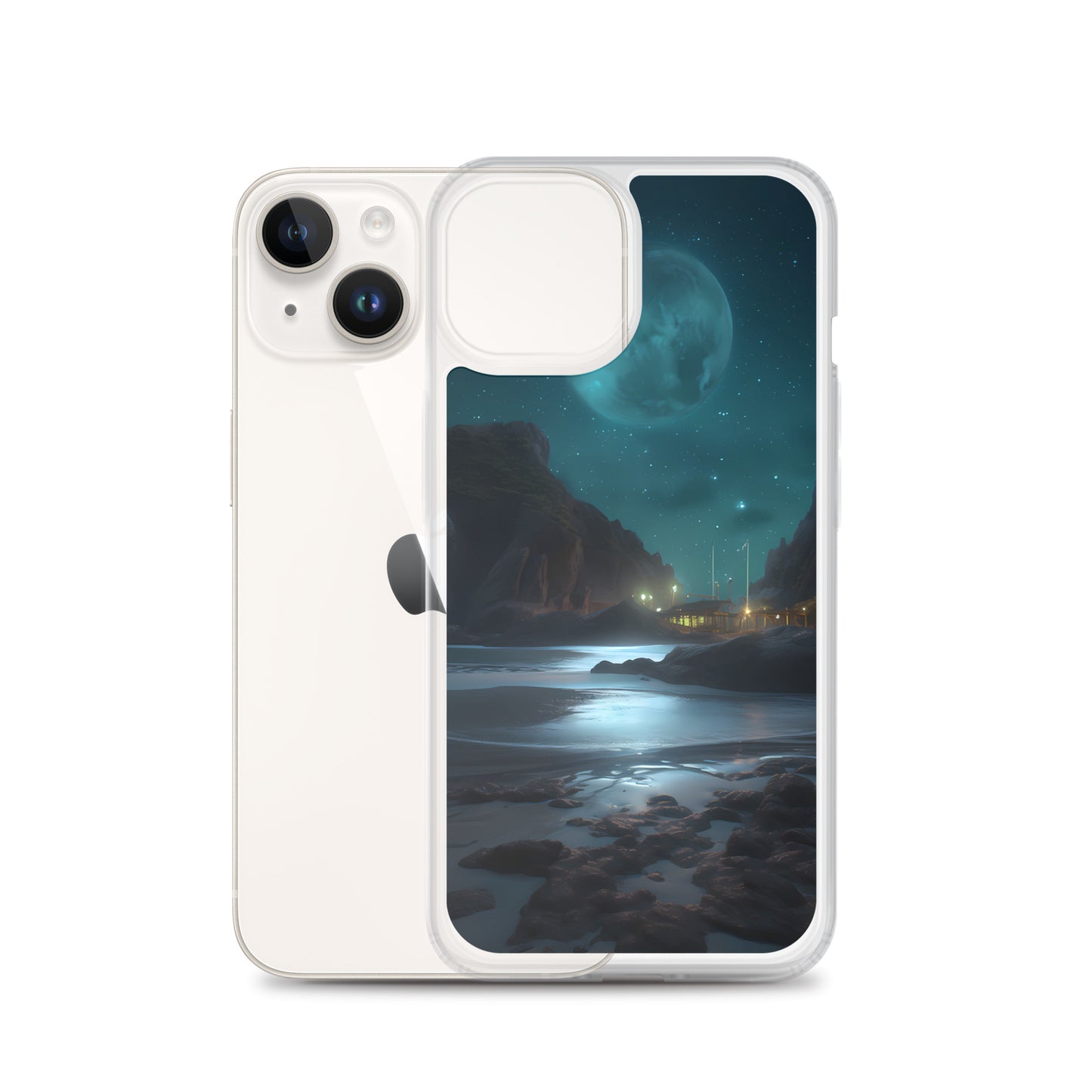 iPhone Case - Moonlit Coastal