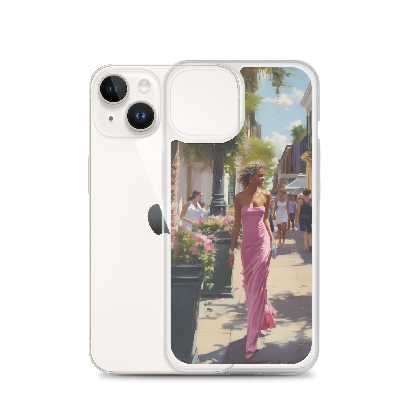 iPhone Case - Pink Lady in the City