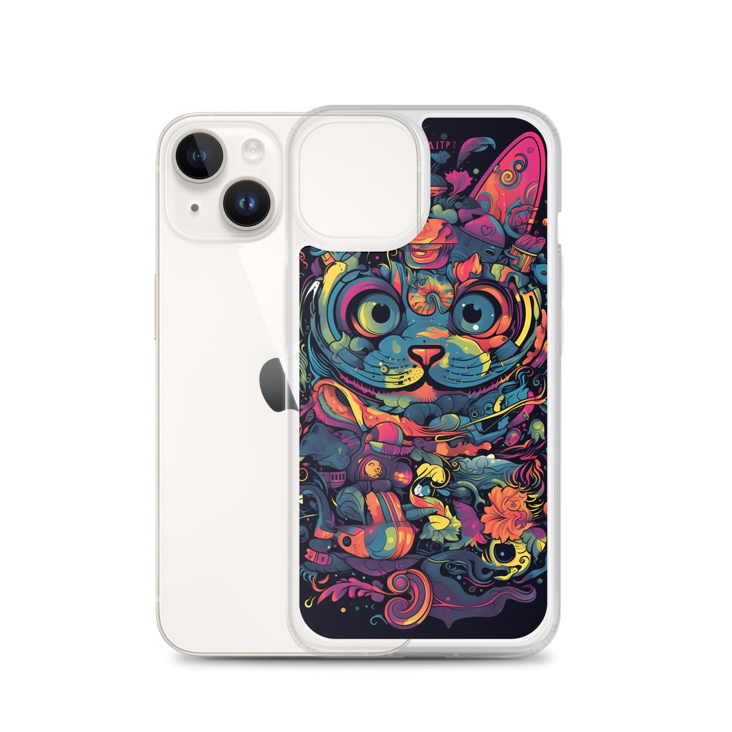iPhone Case - Psychedelia Cat