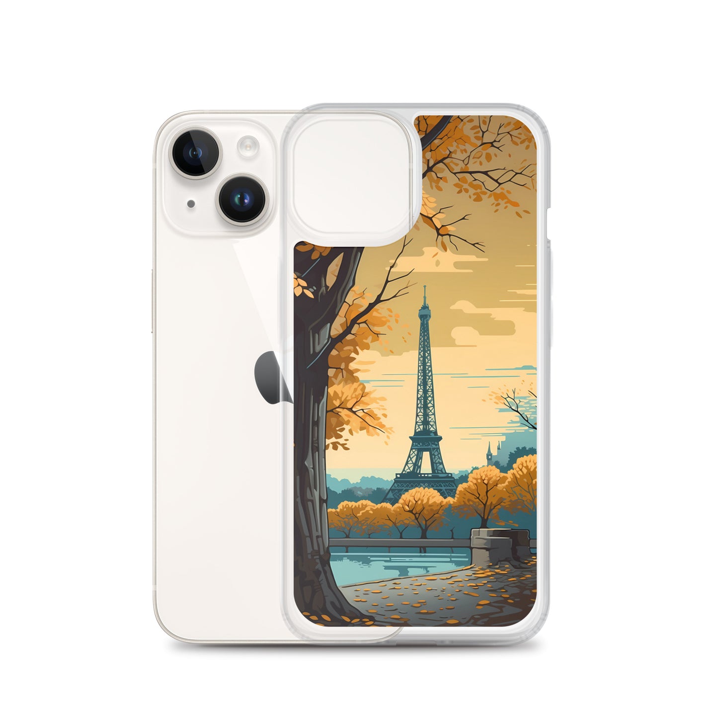 iPhone Case - Golden Eiffel Tower