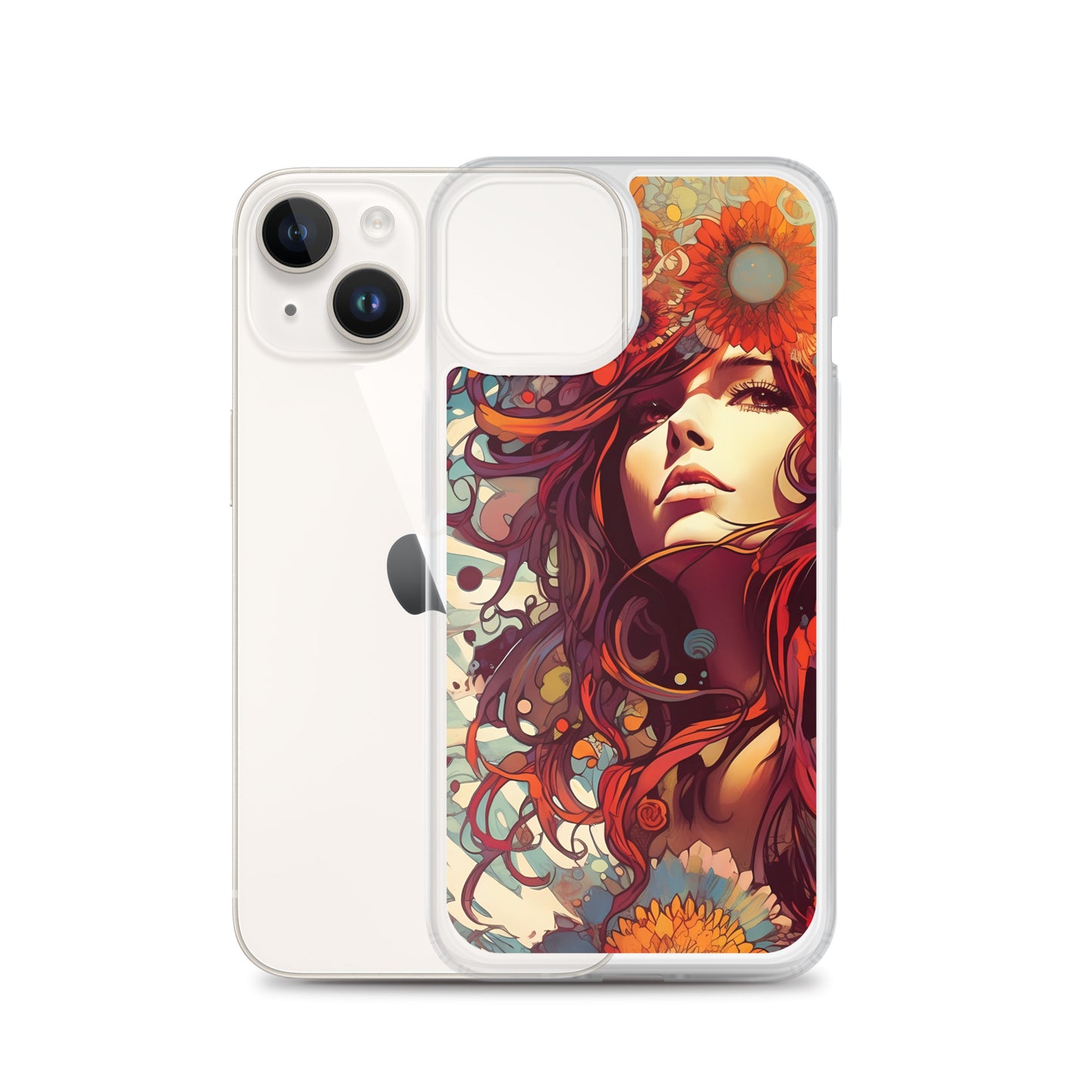 iPhone Case - Flower Immersed Woman