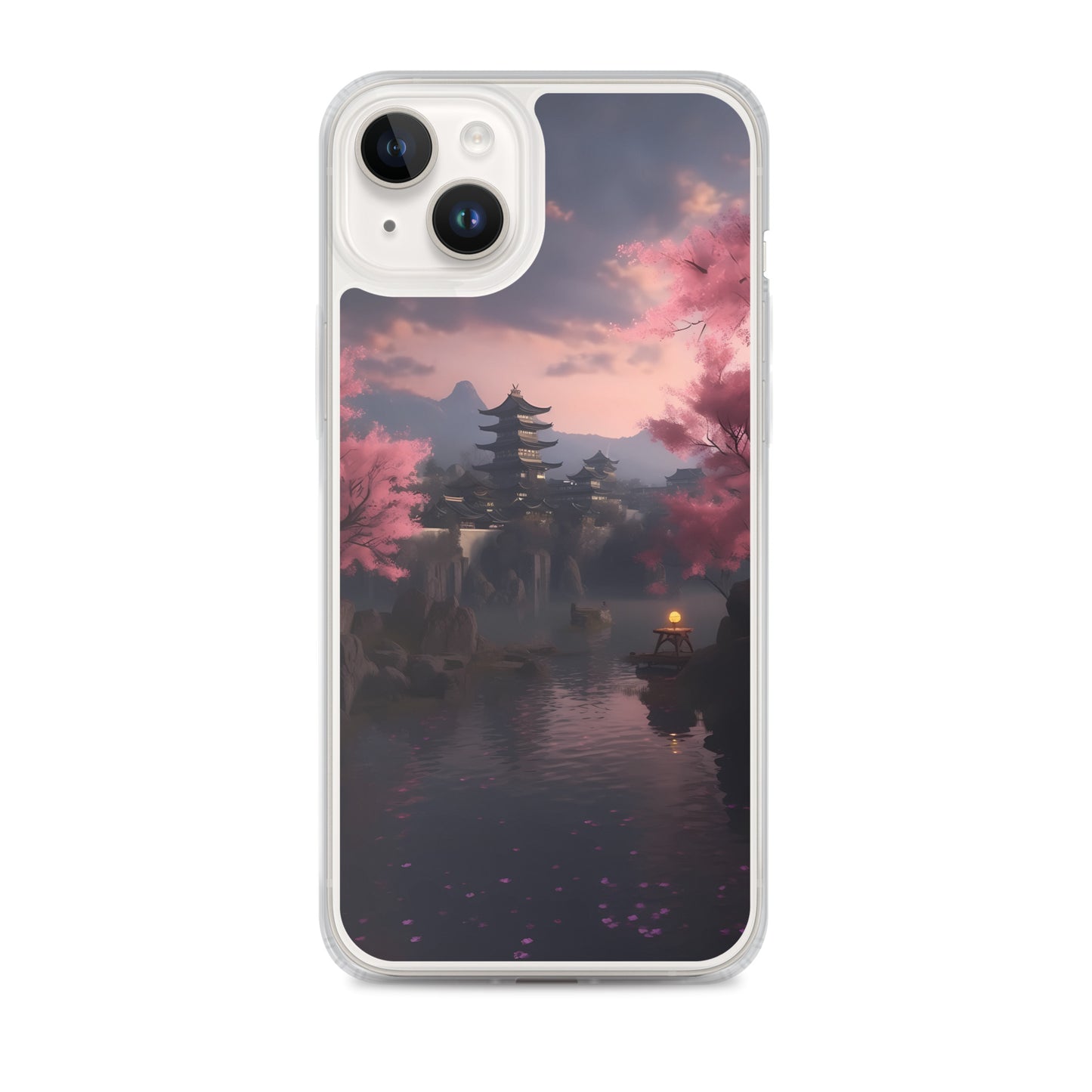 iPhone Case - Cherry Blossoms on Lake