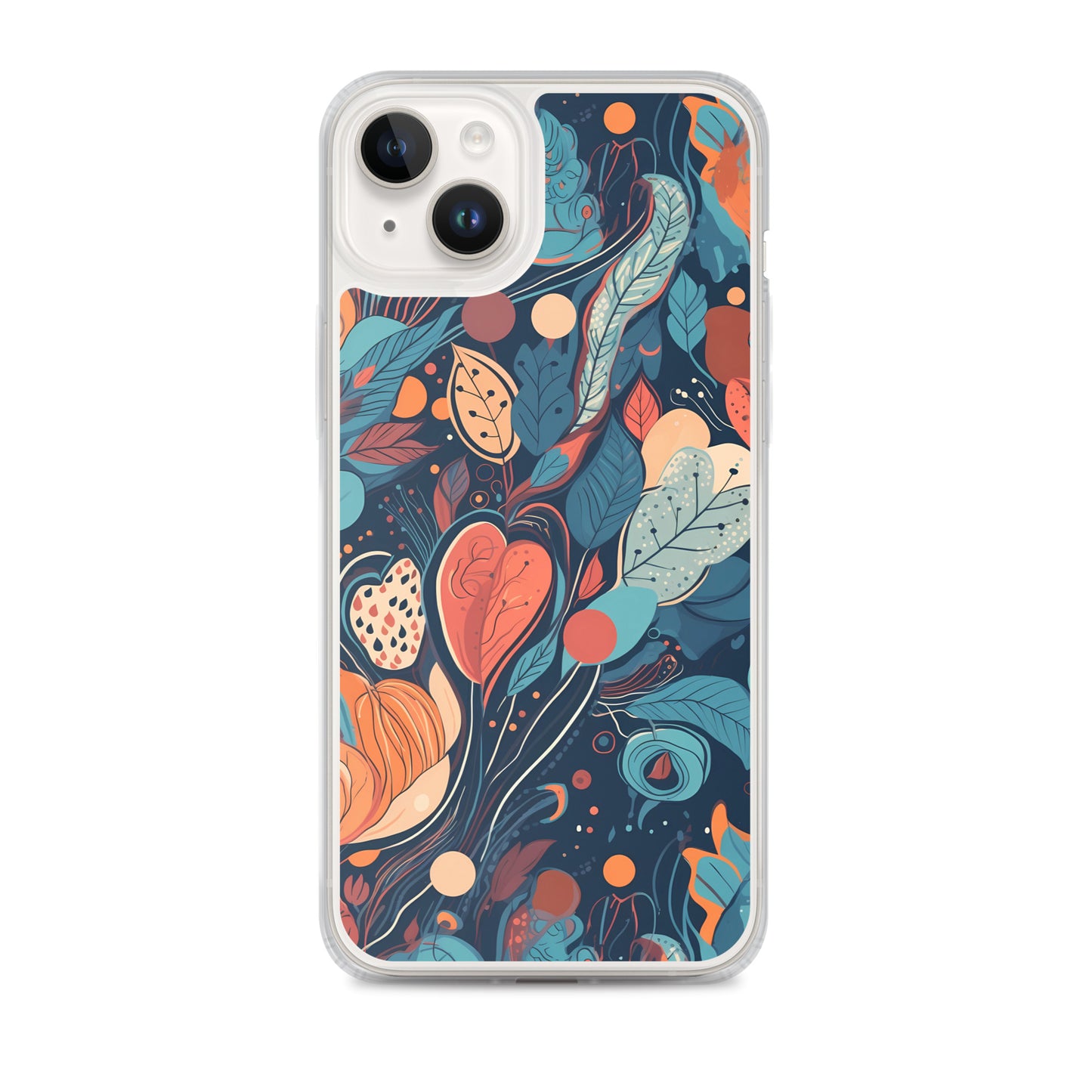 iPhone Case -  Whimsical Leaf Pattern