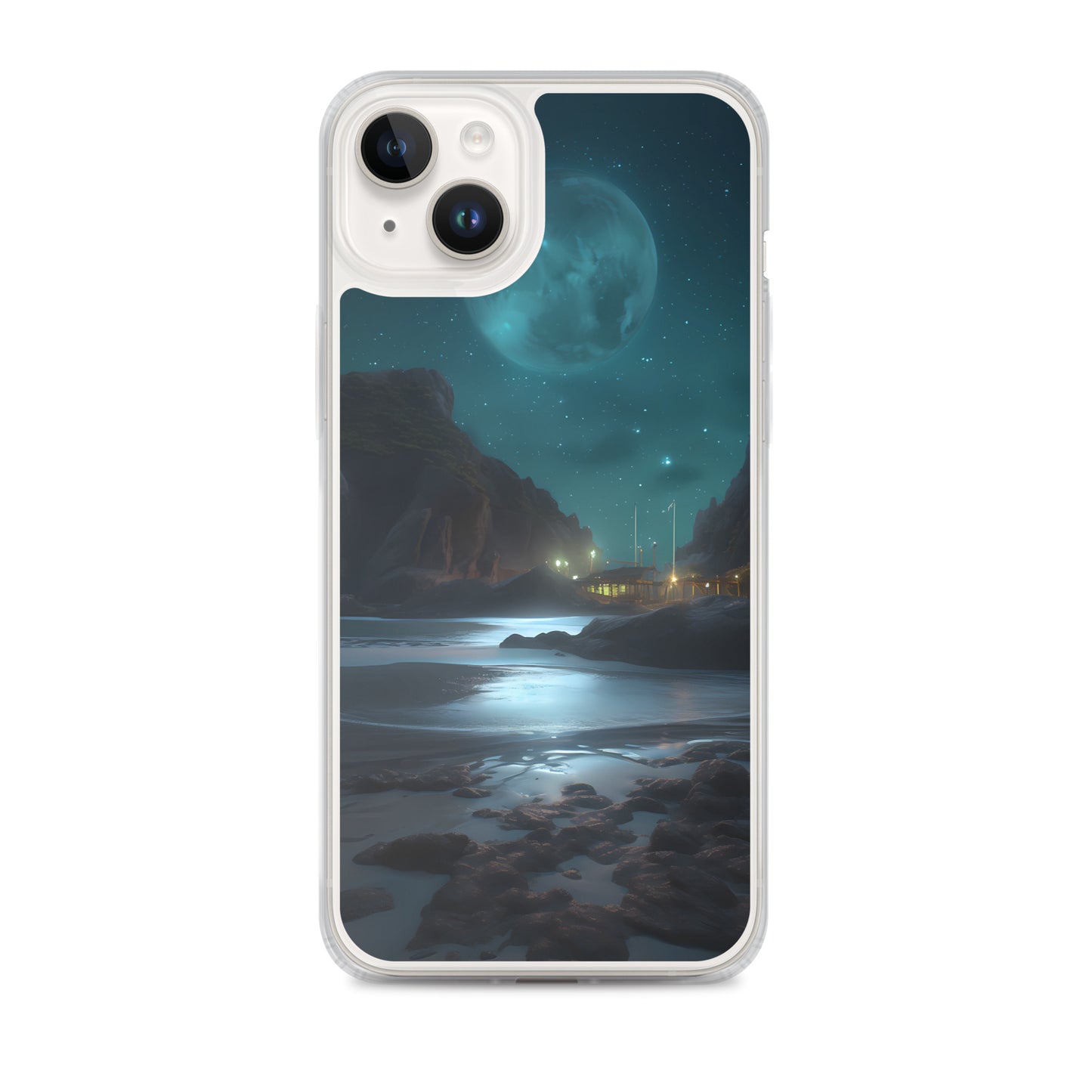 iPhone Case - Moonlit Coastal