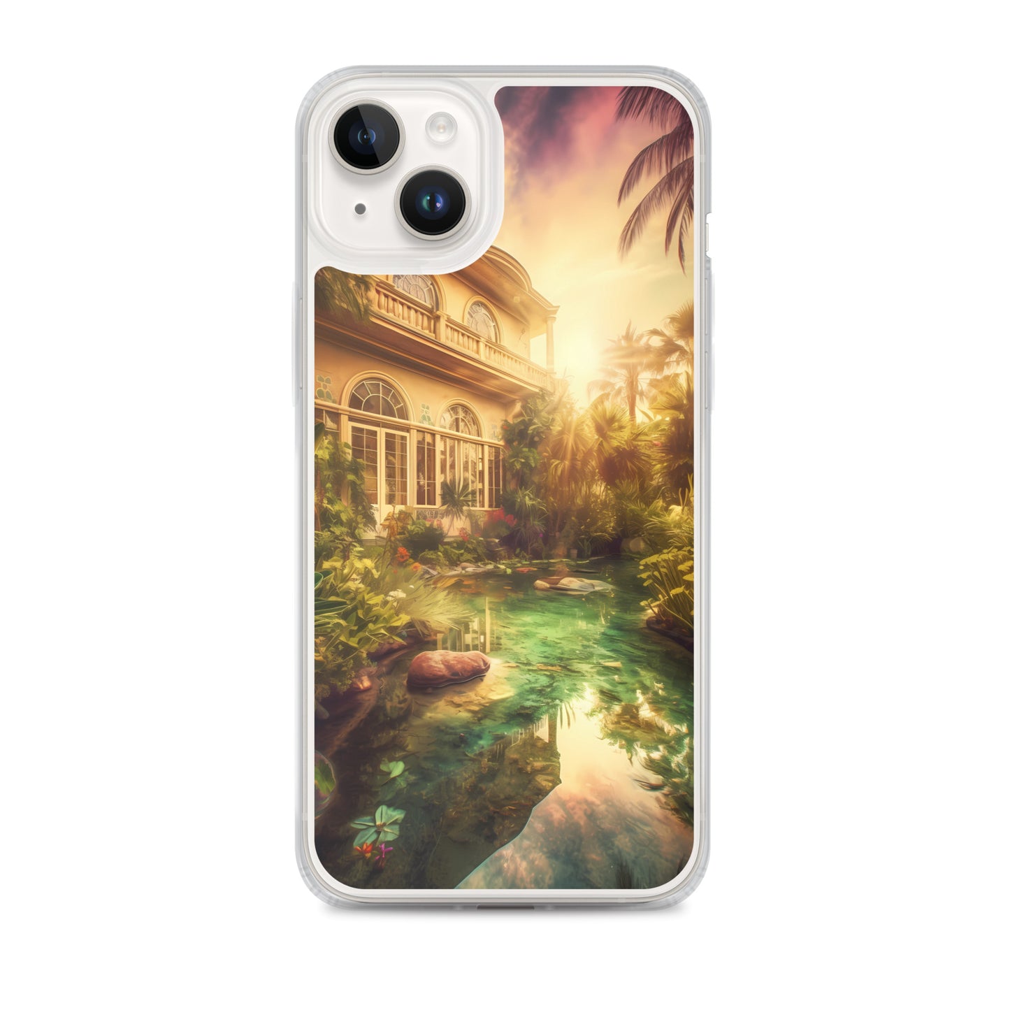 iPhone Case - Tropical Villa at Dusk