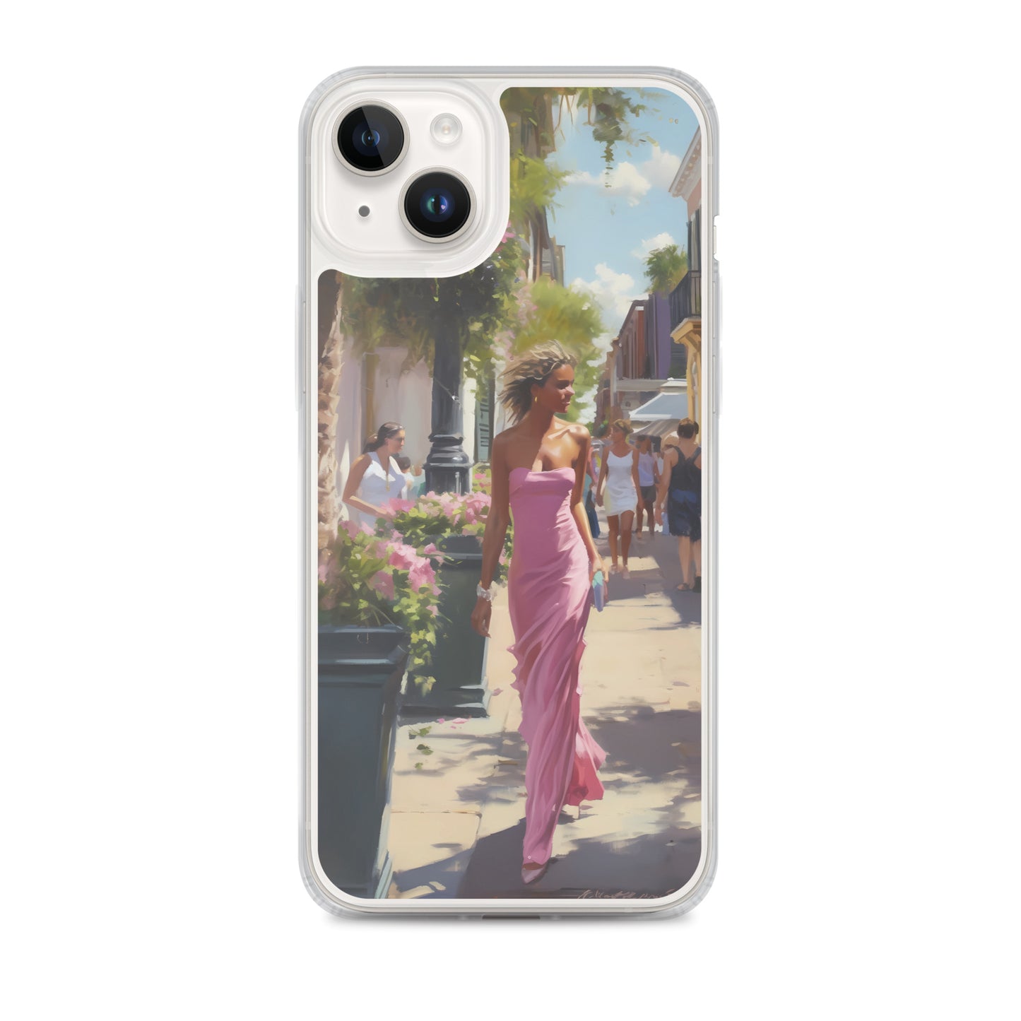 iPhone Case - Pink Lady in the City