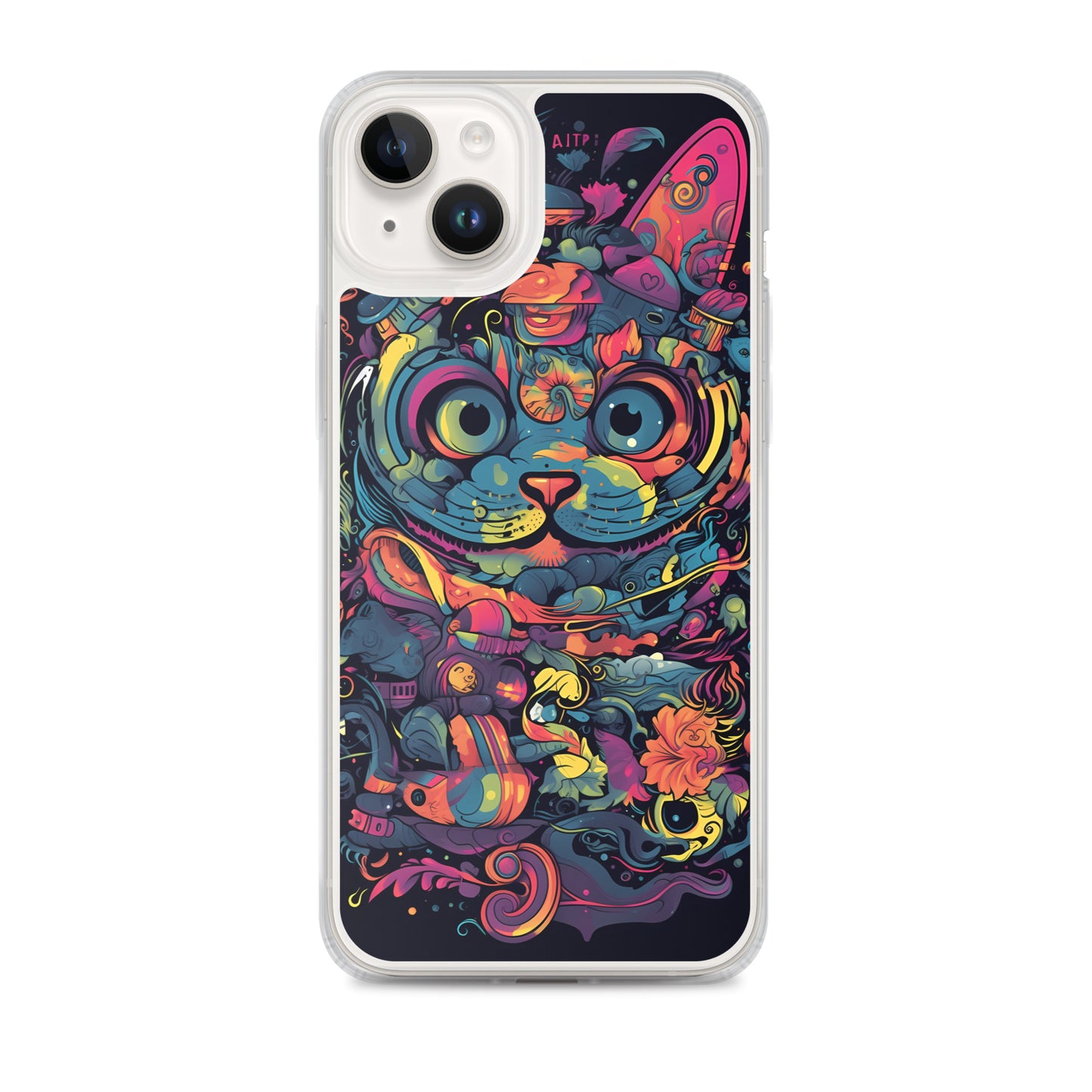 iPhone Case - Psychedelia Cat