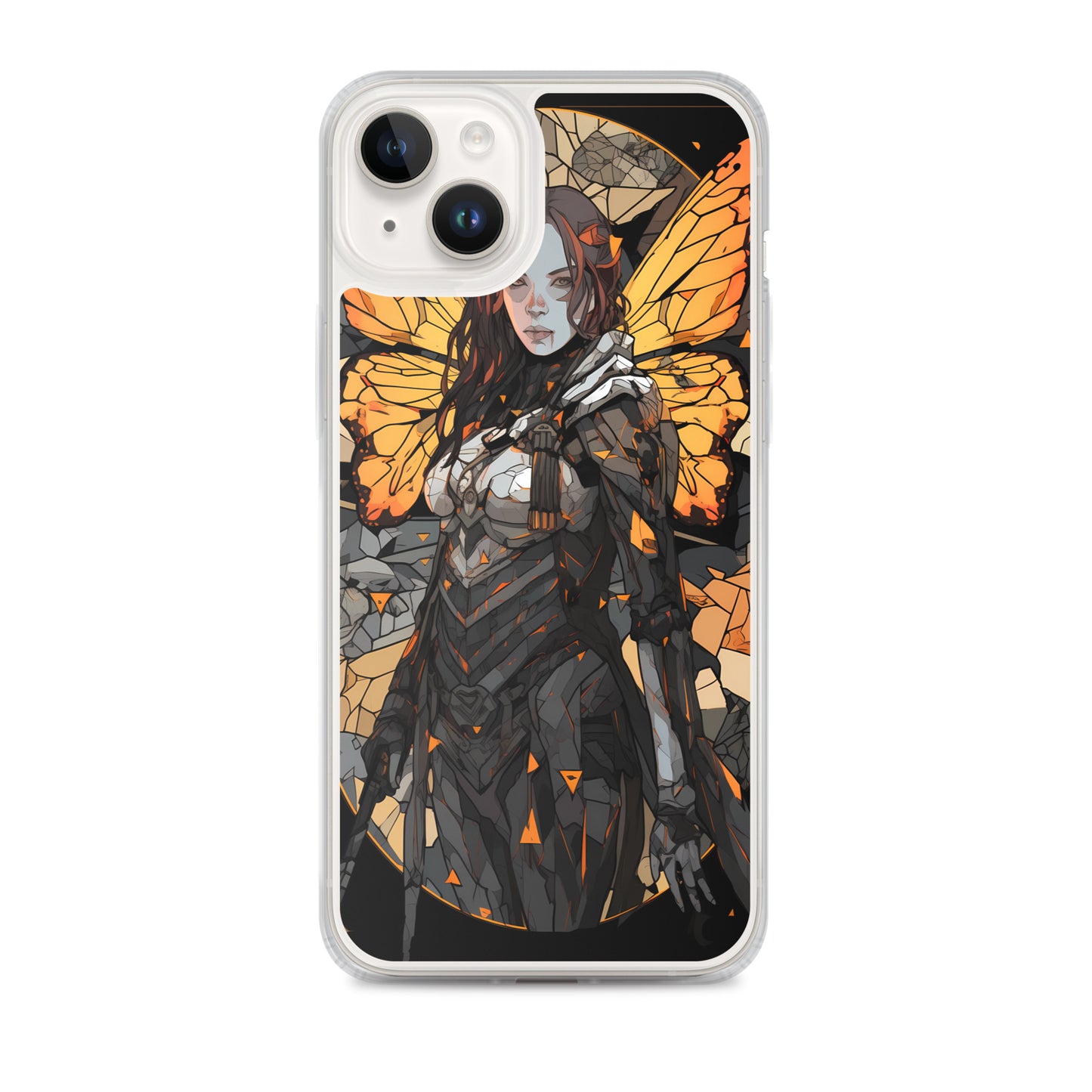 iPhone Case - Winged Woman Stained Glass