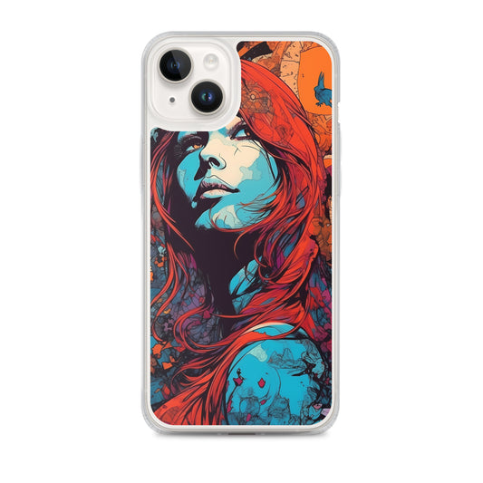 iPhone Case - Red Haired Psychedelic
