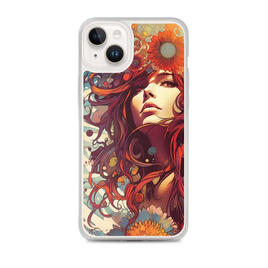 iPhone Case - Flower Immersed Woman