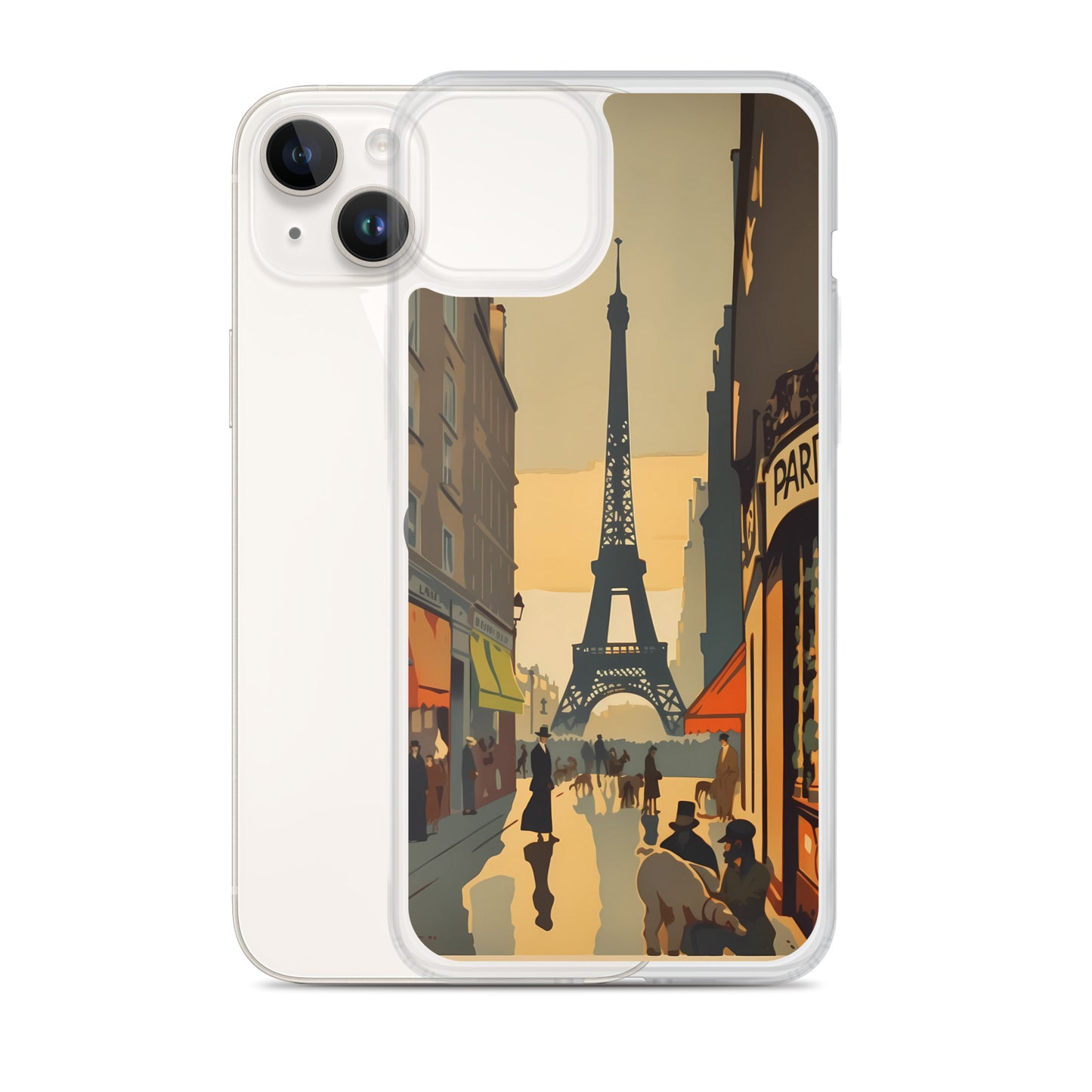 iPhone Case - Vintage Adverts - Parisian Street